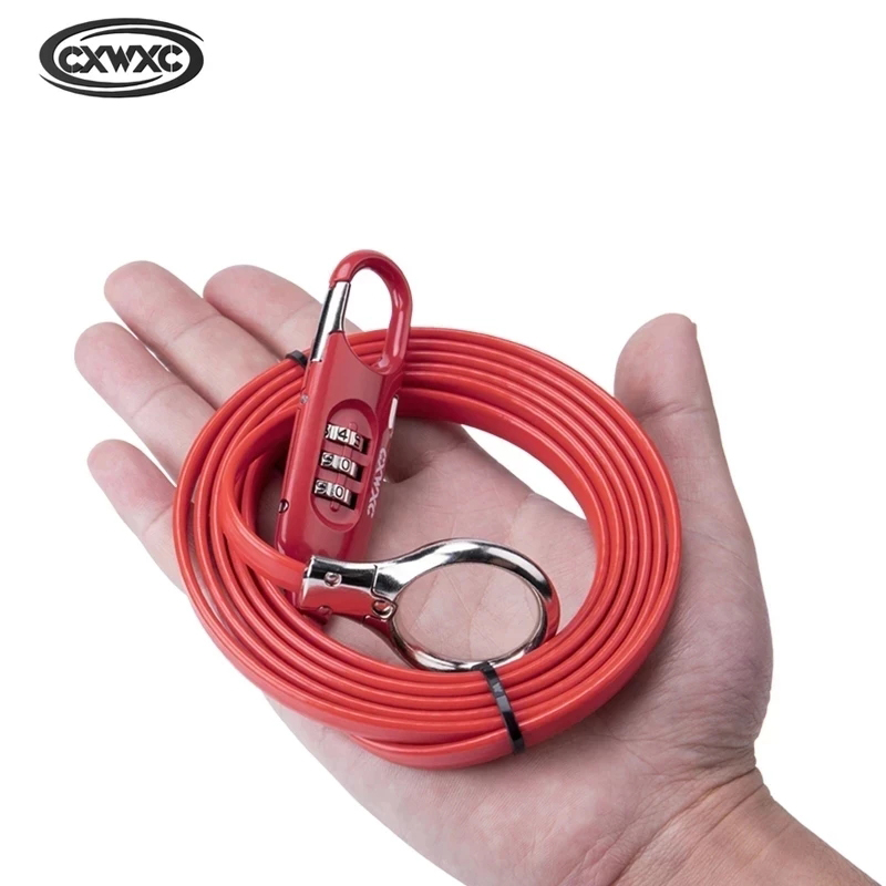 Cable Lock Flexible - Fahrrad Tragbares Passwortschloss 1,8 Meter Erweitertes