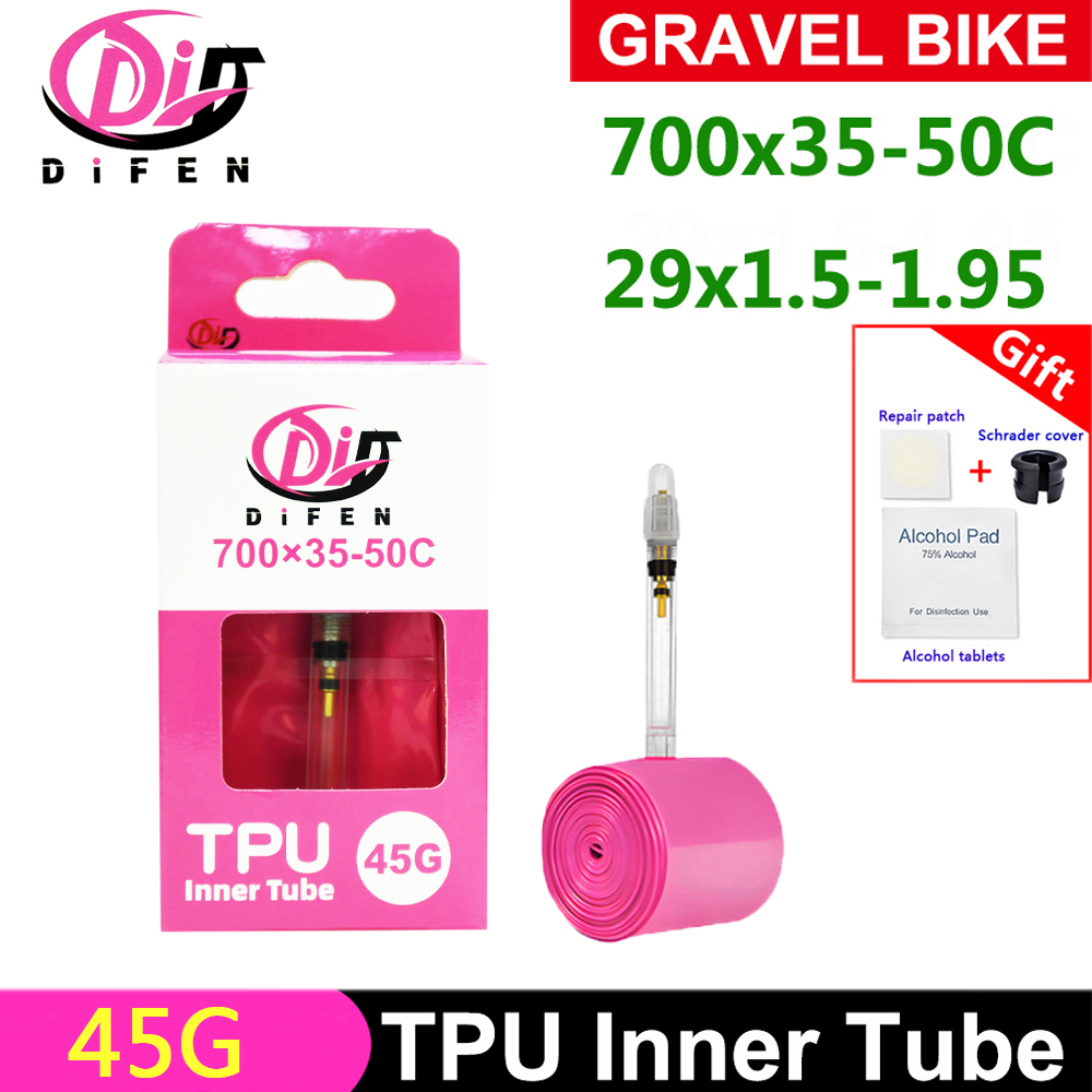 Inner Tube 700C - 45G DiFen TPU Gravel Fahrradschlauch 700C