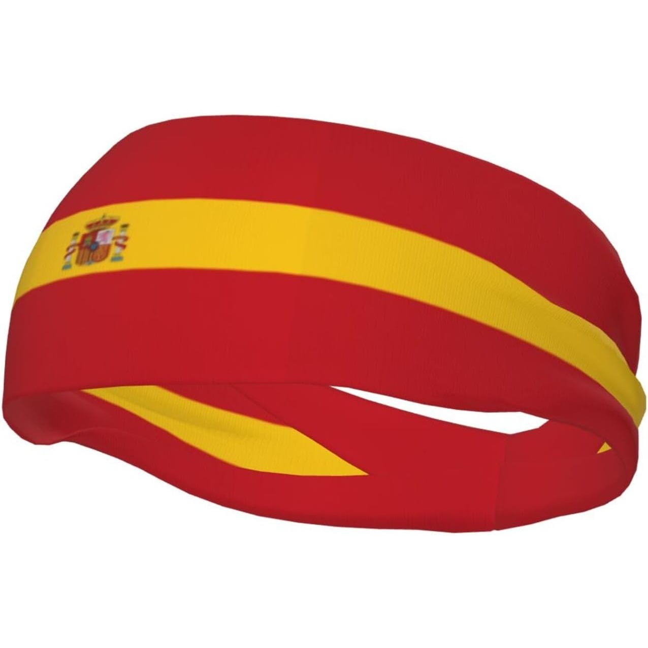 Cycling To Work - Spanien-Flaggen-Stirnbänder für Damen und Herren, Spanien-Schweißband,