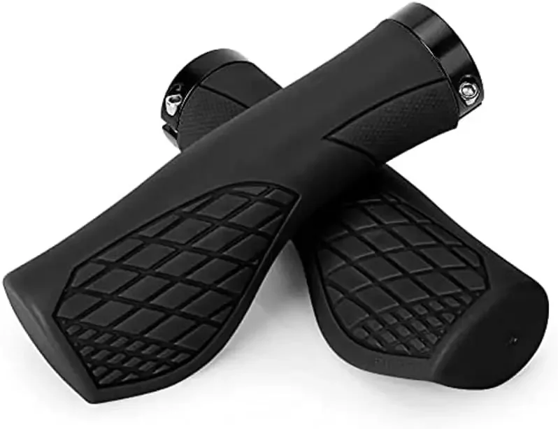 Commuting On Mountain Bike - Alloy-Gummi-Fahrradgriffe mit Einzel-Lock-On-Handgriff, rutschfest und komfortabel