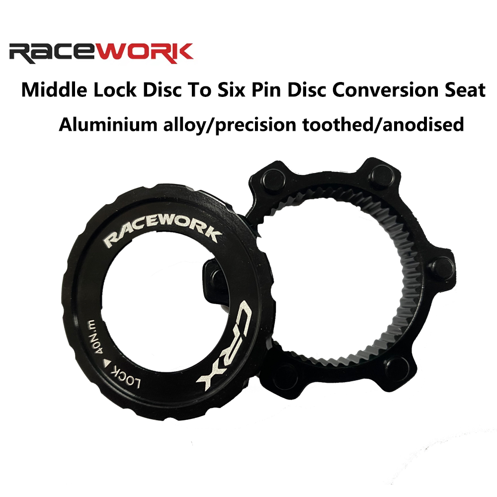 Cycling Zones - RACEWORK Centerlock auf 6-Loch-Adapter für MTB,