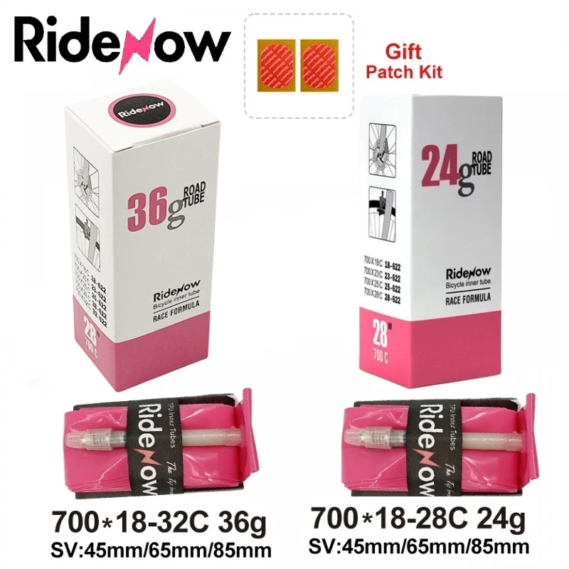 Inner Tube 700C - Ridenow Fahrradschlauch 700C x 18 25