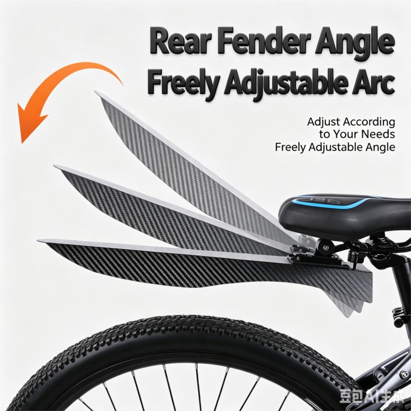 Fender Mudguard Set - Verlängerter, breiter, verstellbarer Fahrradschutzblech-Set für vorne