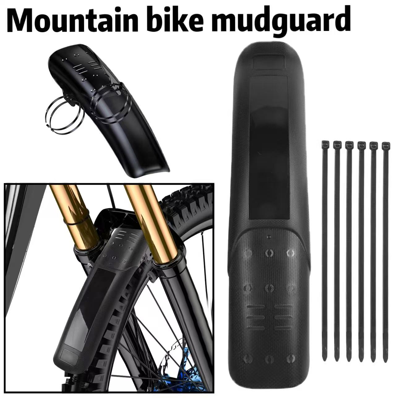 Fender Mudguard Set - Outdoor-Fahrrad-Schutzblech-Set, einfach zu installierendes Schutzblech für