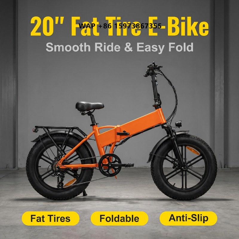 Commuting With Bike - Tragbares, faltbares 20-Zoll-Elektro-Mountainbike, 500W, 48V, 13Ah,