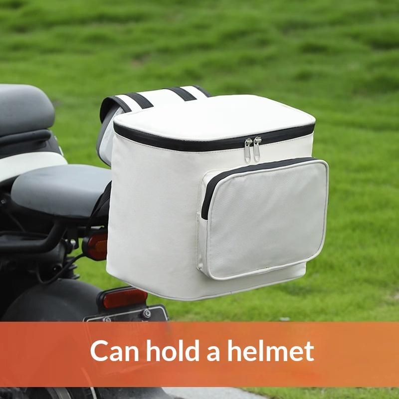 Commute Cycling Helmet - Wasserdichte elektrische Fahrrad-Gepäcktasche für den Hinterbau,
