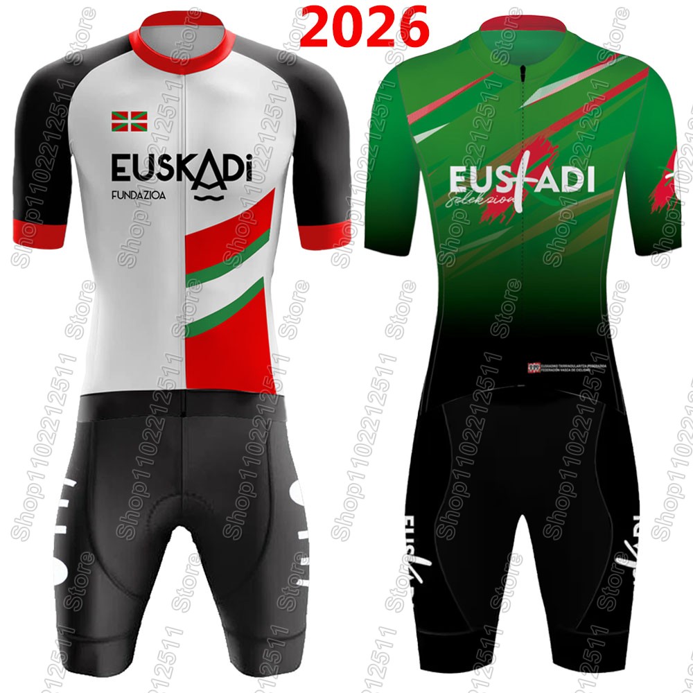 Cycling Commuter Clothing - Euskadi Team Radtrikot 2026 Set Sommer