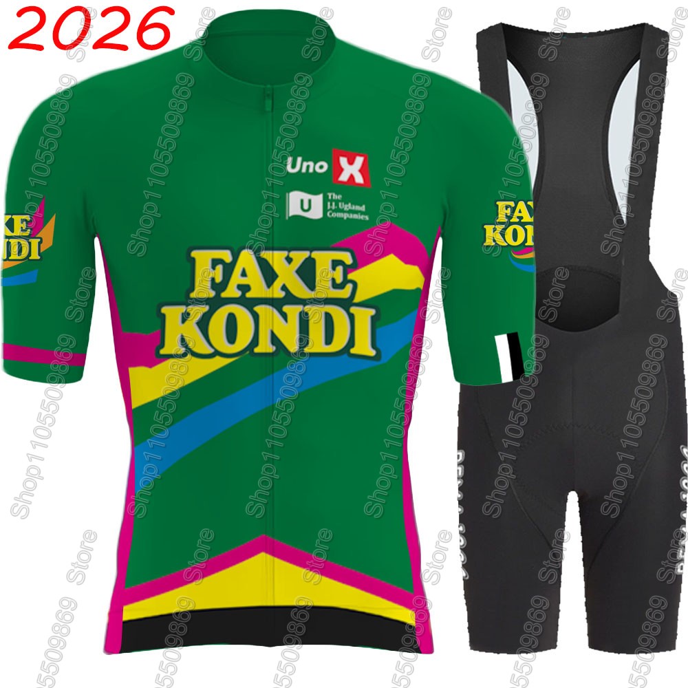 Cycling Commuter Clothing - UNO X 2026 Pro Team Radsport-Trikot-Set