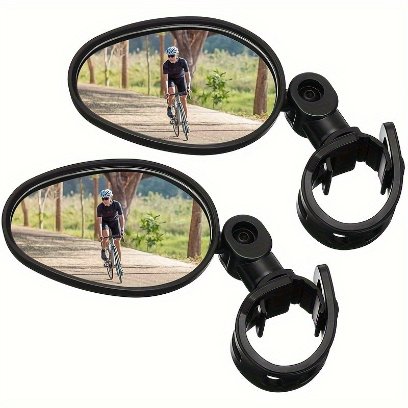 Mirror Handlebar Convex - 1/2PCS Fahrradspiegel, konvexe ovale Rückspiegel aus