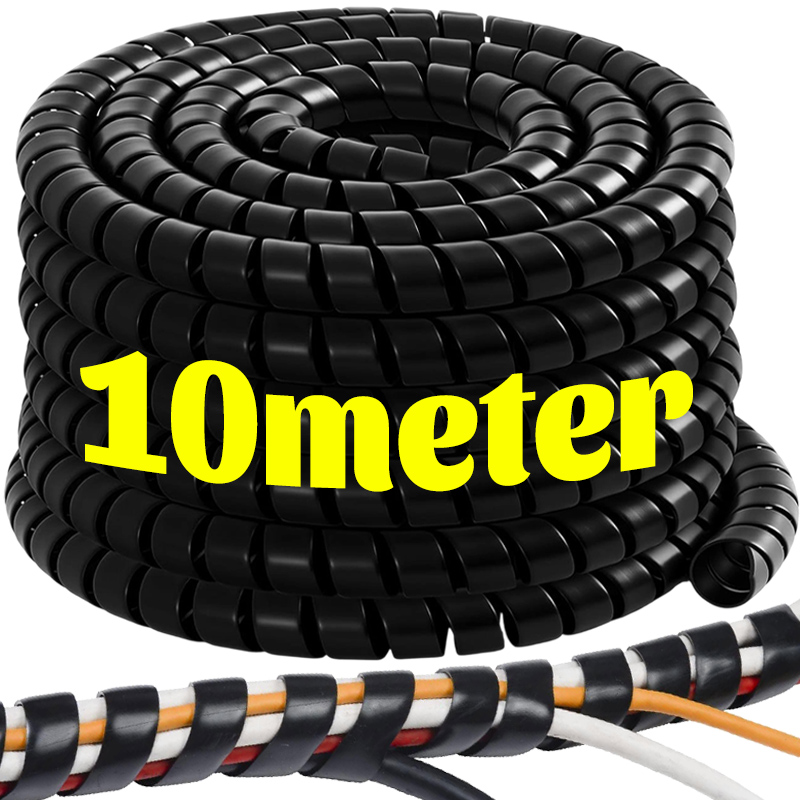 Cable Lock Flexible - Spiralkabel Flexibler Kabelschutz Wickelrohr Kabelmanagement Flexibler
