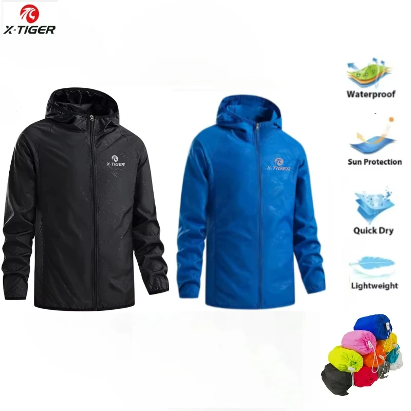 Cycling Rain Jacket Commute - X-TIGER Haut Wander jacke Männer Frauen