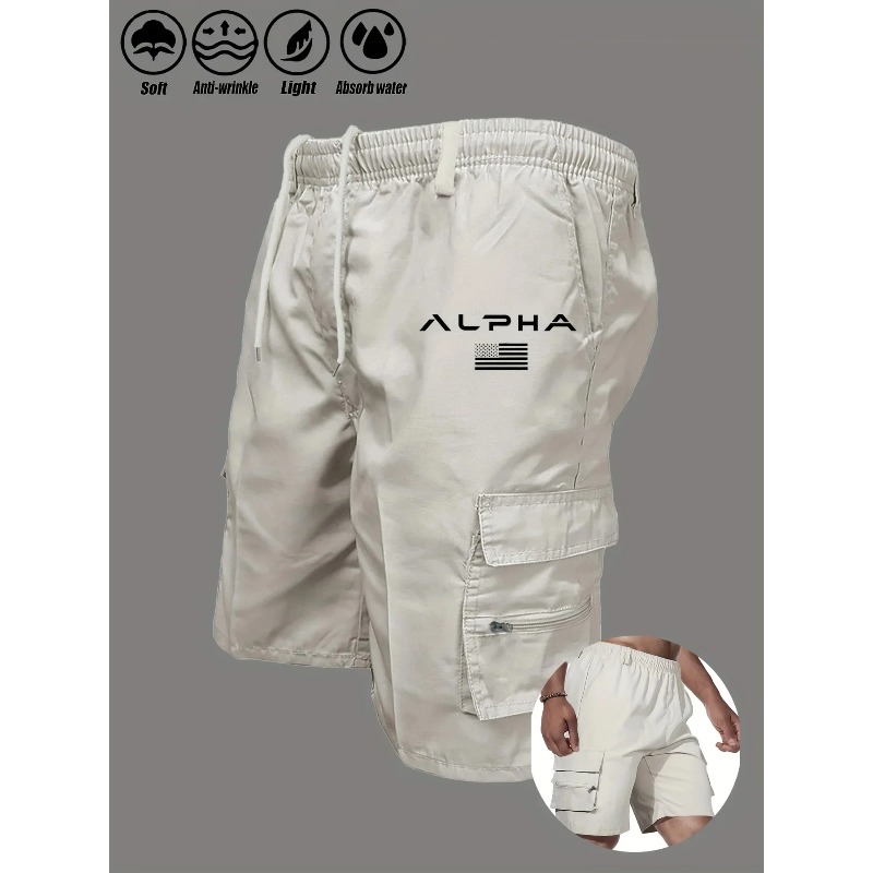 Cycling To Work - Sommer-Arbeitsshorts für Herren, elastische Taille, Radlerhose,