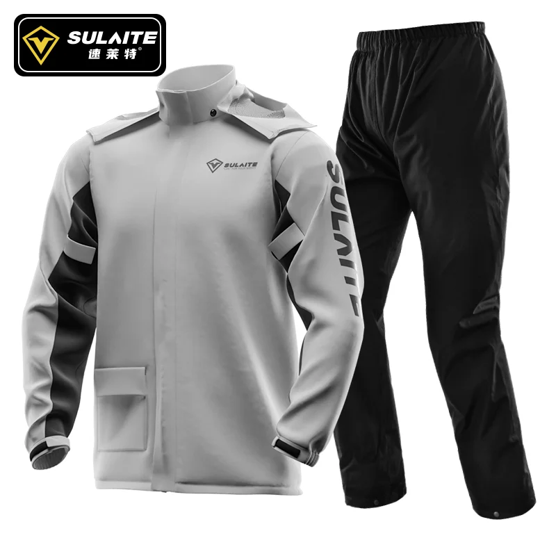 Cycling Rain Jacket Commute - Sulaite Motorrad Regenmantel Anzug Männer Outdoor