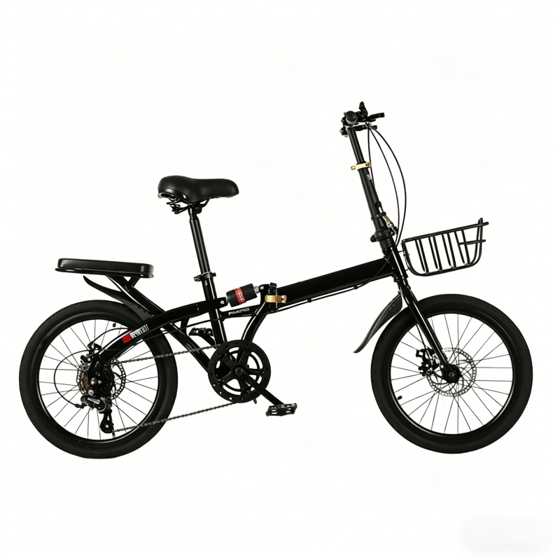 Commuting With Bike - 20-Zoll-Klapprad, 7-Gang-Fahrrad für Erwachsene, tragbares, ultraleichtes