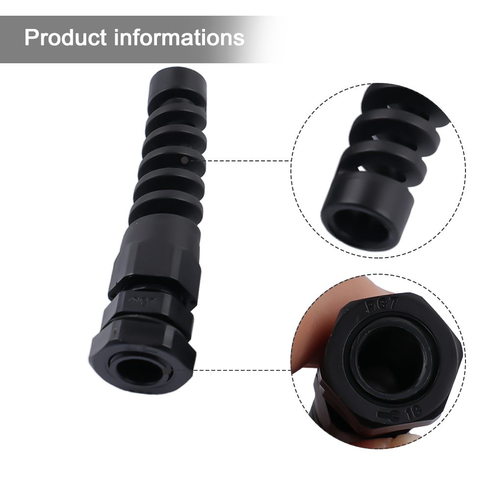 Cable Lock Flexible - 5pc pg7/pg9 m16/pg11 weiches Gewinde Kabel