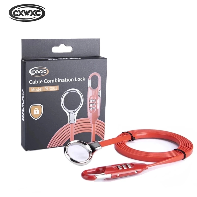 Fahrrad Tragbares Passwortschl – Cable Lock Flexible Bewertung und Preis