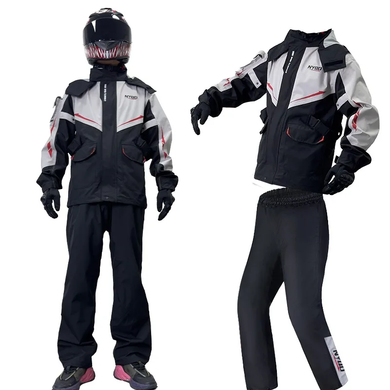 Motorrad-Regenmantel-Set, Rege – Cycling Rain Jacket Commute Bewertung und Preis