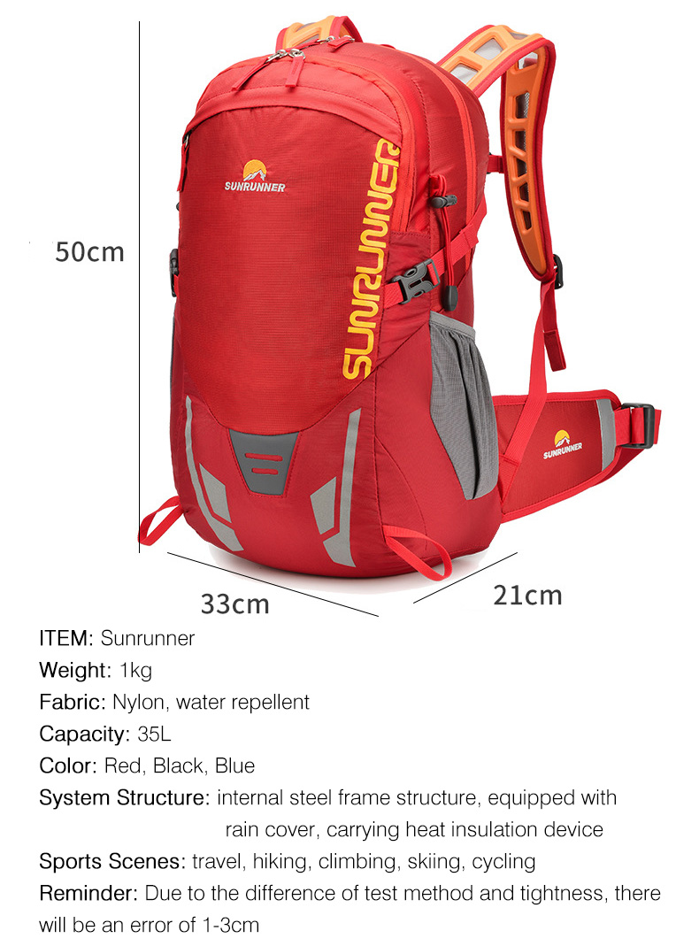 35L Wanderrucksack mit großem  – Cycling Commuter Backpack Waterproof Bewertung und Preis