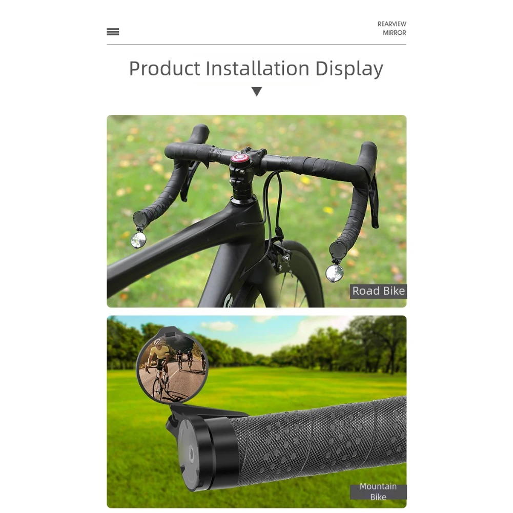 Rückspiegel am Fahrradlenkeren – Mirror Handlebar Convex Bewertung und Preis