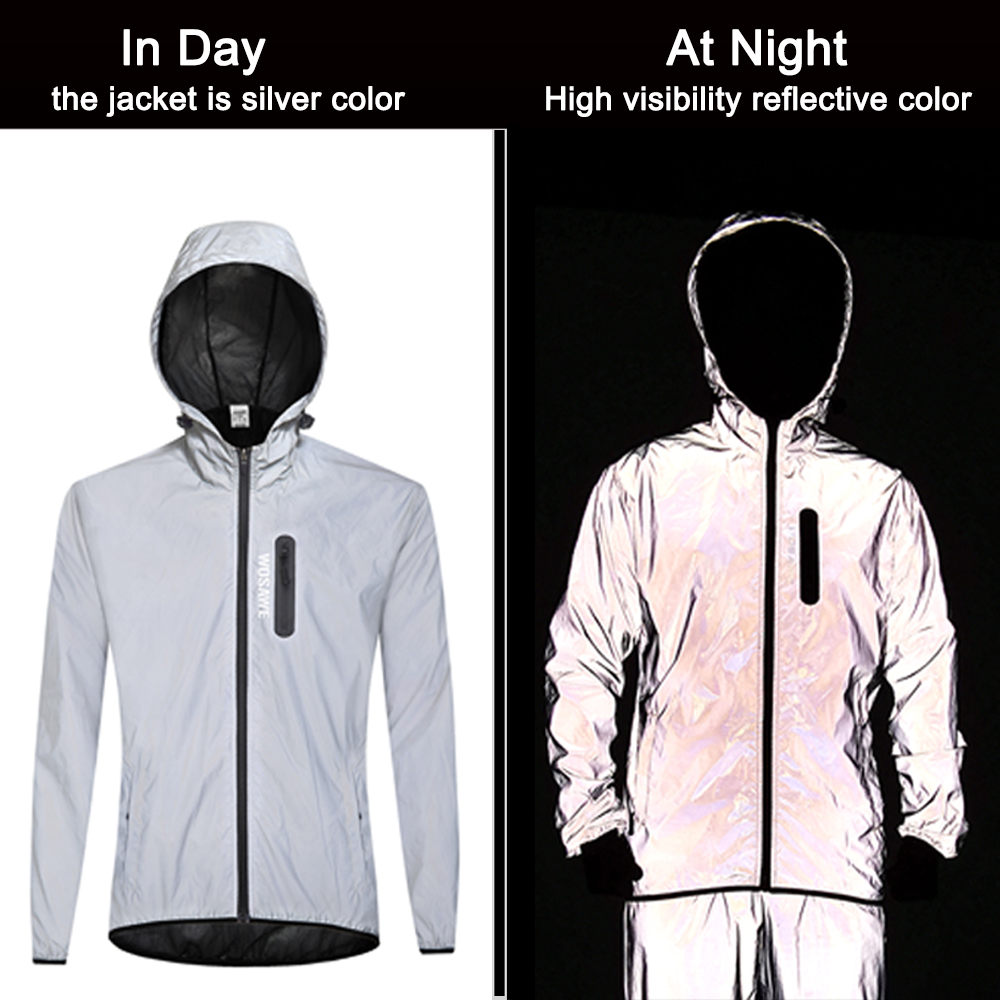 WOSAWE Herren Vollreflektieren – Cycling Rain Jacket Commute Bewertung und Preis