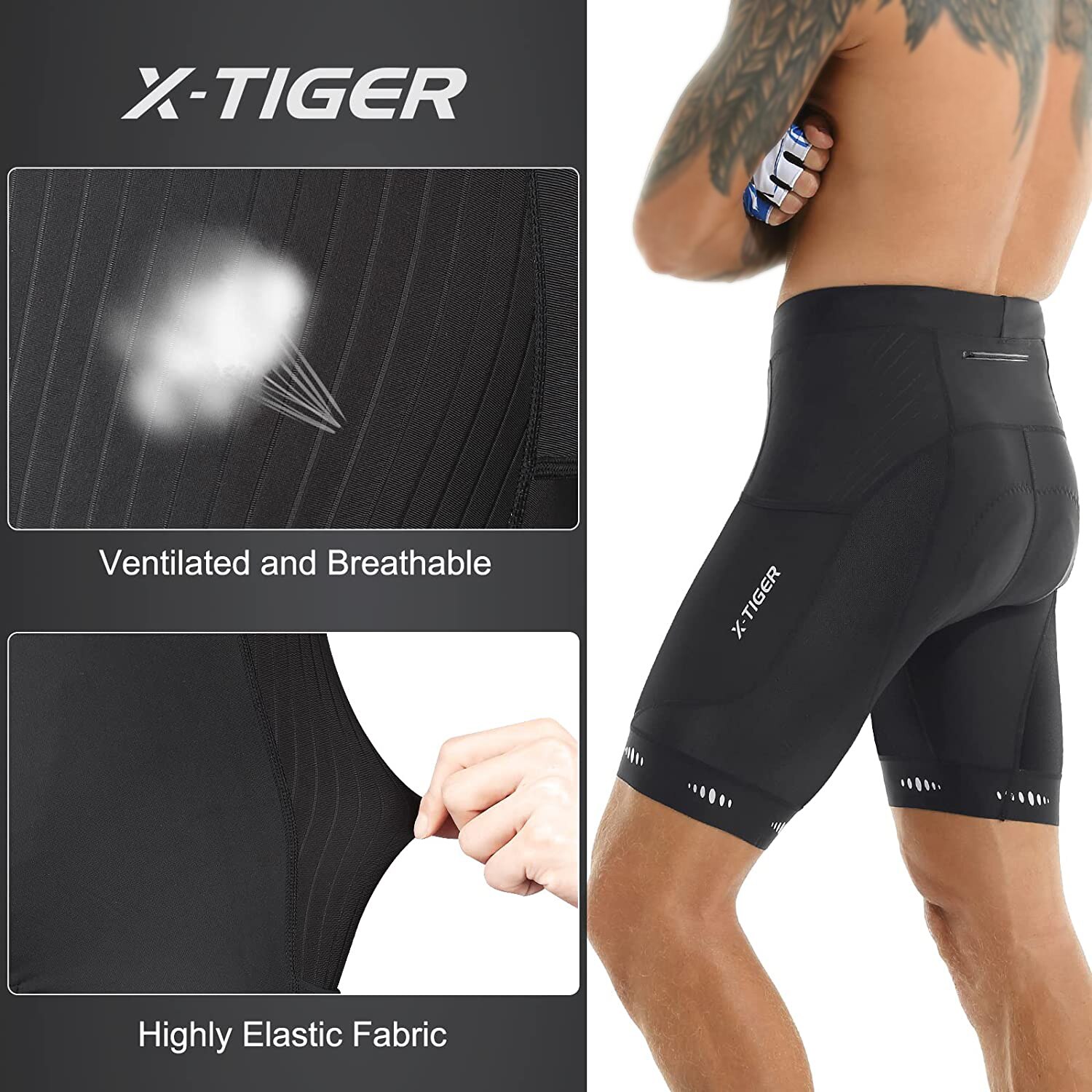 X-TIGER Herren-Radhose mit Ges – Cycling Commuter Pants Bewertung und Preis