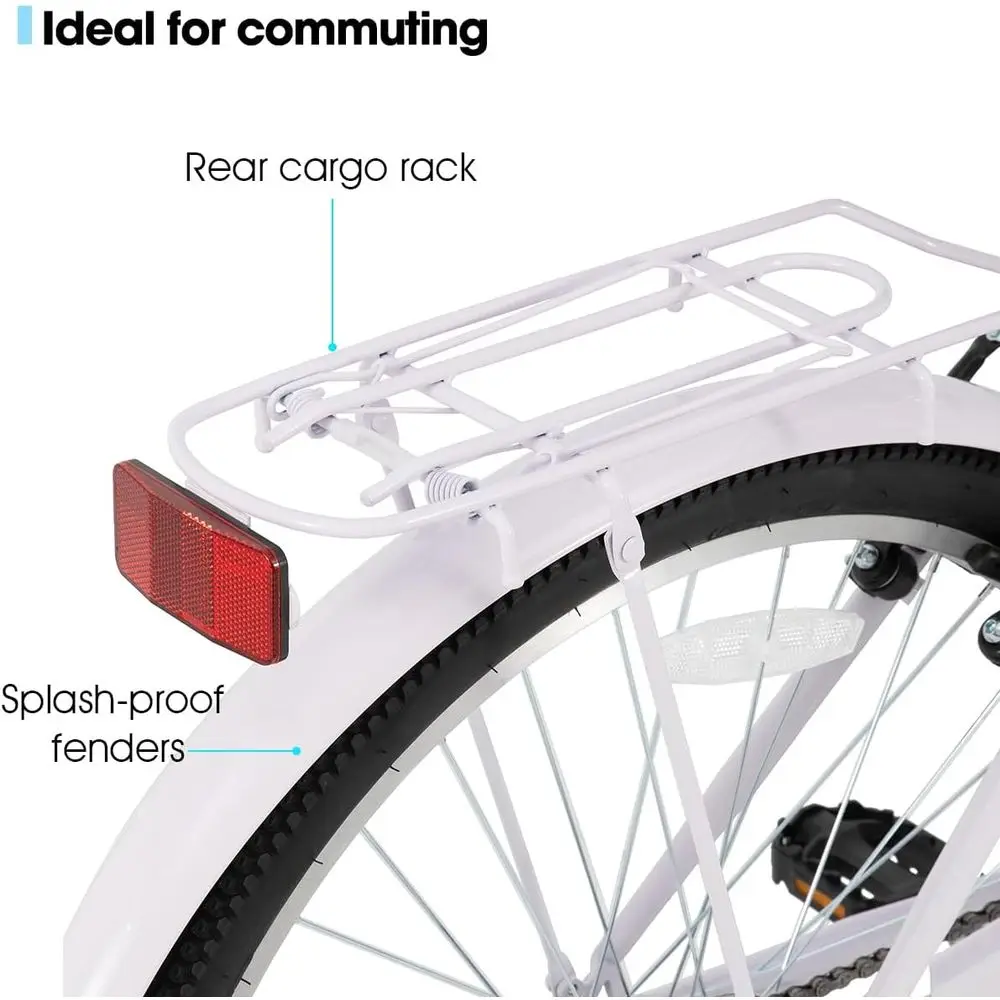 26-Zoll 7-Gang Tiefeinsteiger- – Cycling Commute Speed Bewertung und Preis