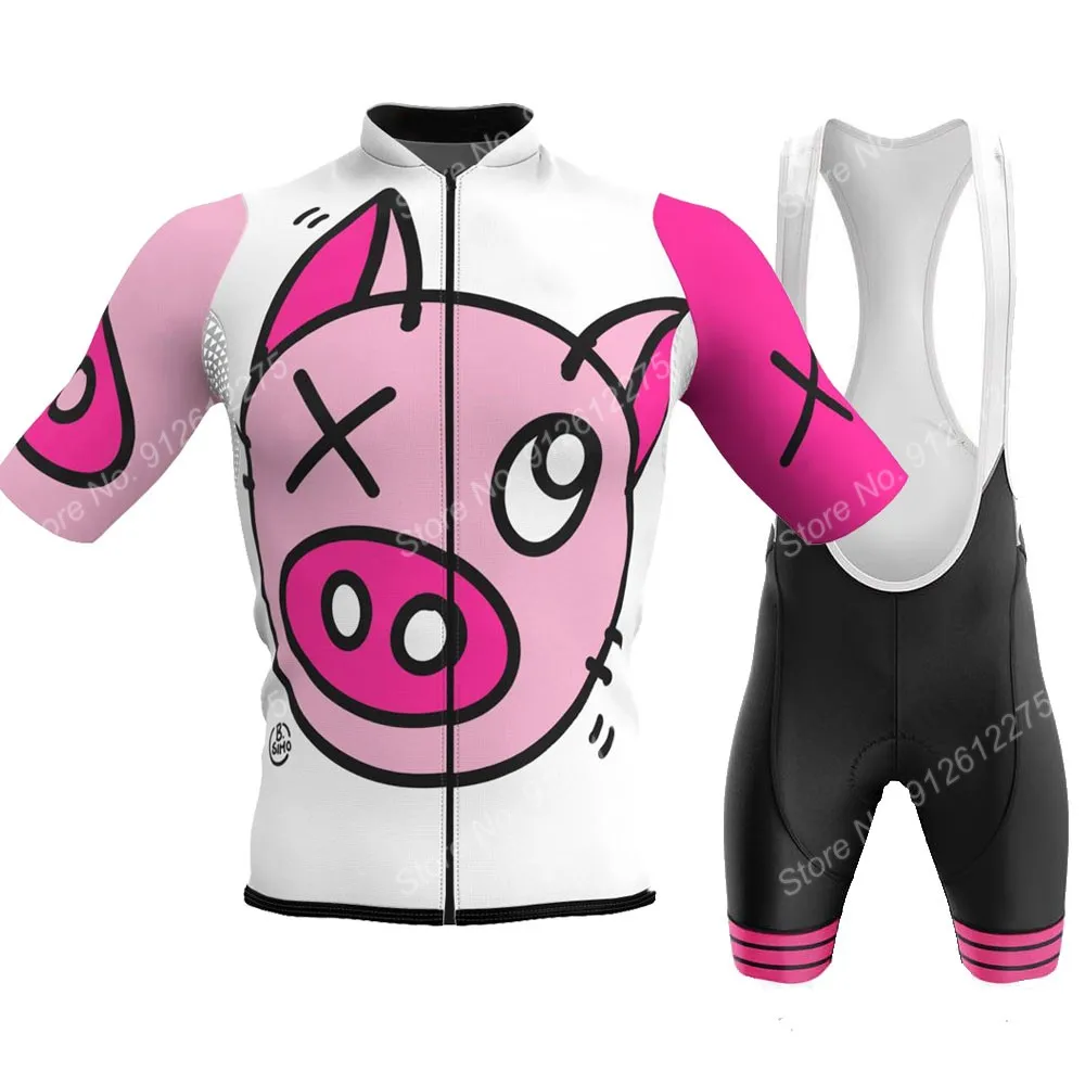 Set Cartoon Comic Schwein 2023 – Cycling Commuter Clothing Bewertung und Preis