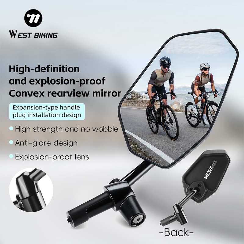 WEST BIKING HD Blendfreier Kon – Mirror Handlebar Convex Bewertung und Preis