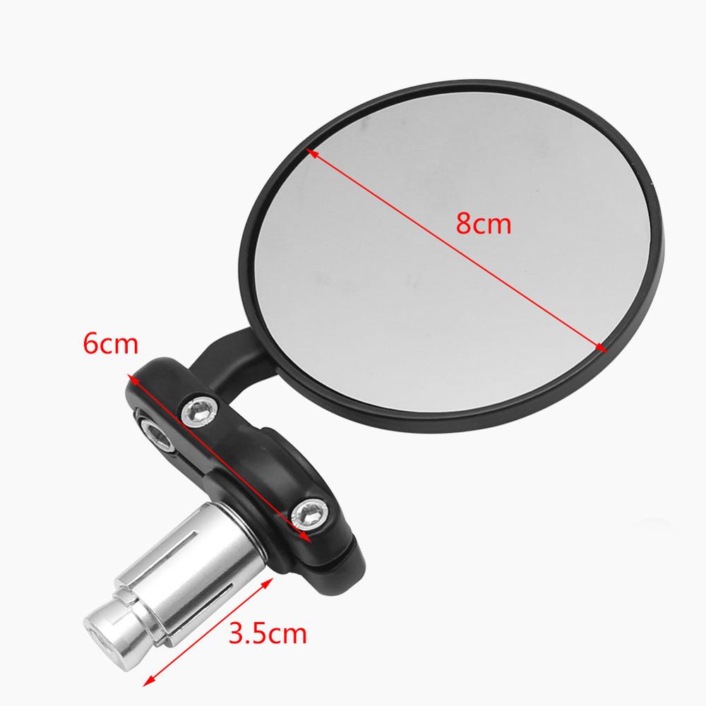 2 stücke Motorrad Spiegel Rund – Mirror Handlebar Convex Bewertung und Preis