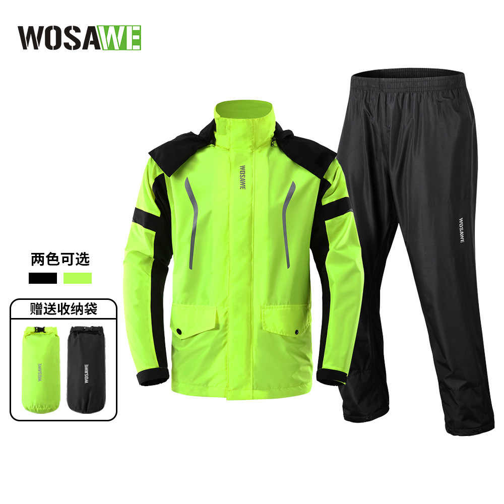 WOSAWE Fahrrad-Regenanzug für  – Cycling Rain Jacket Commute Bewertung und Preis